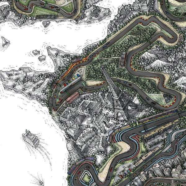 Lights Out! Formula One Circuits of Europe (2023) - StavesArt