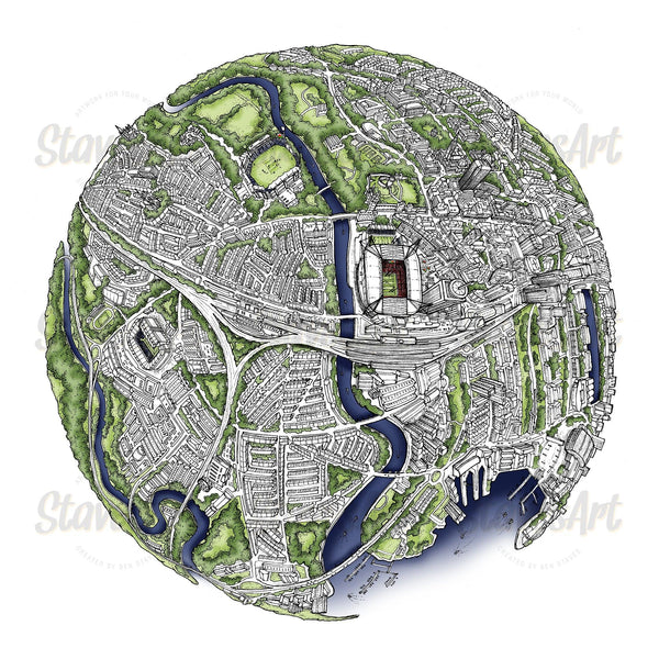 The Cardiff Globe (2020) - StavesArt