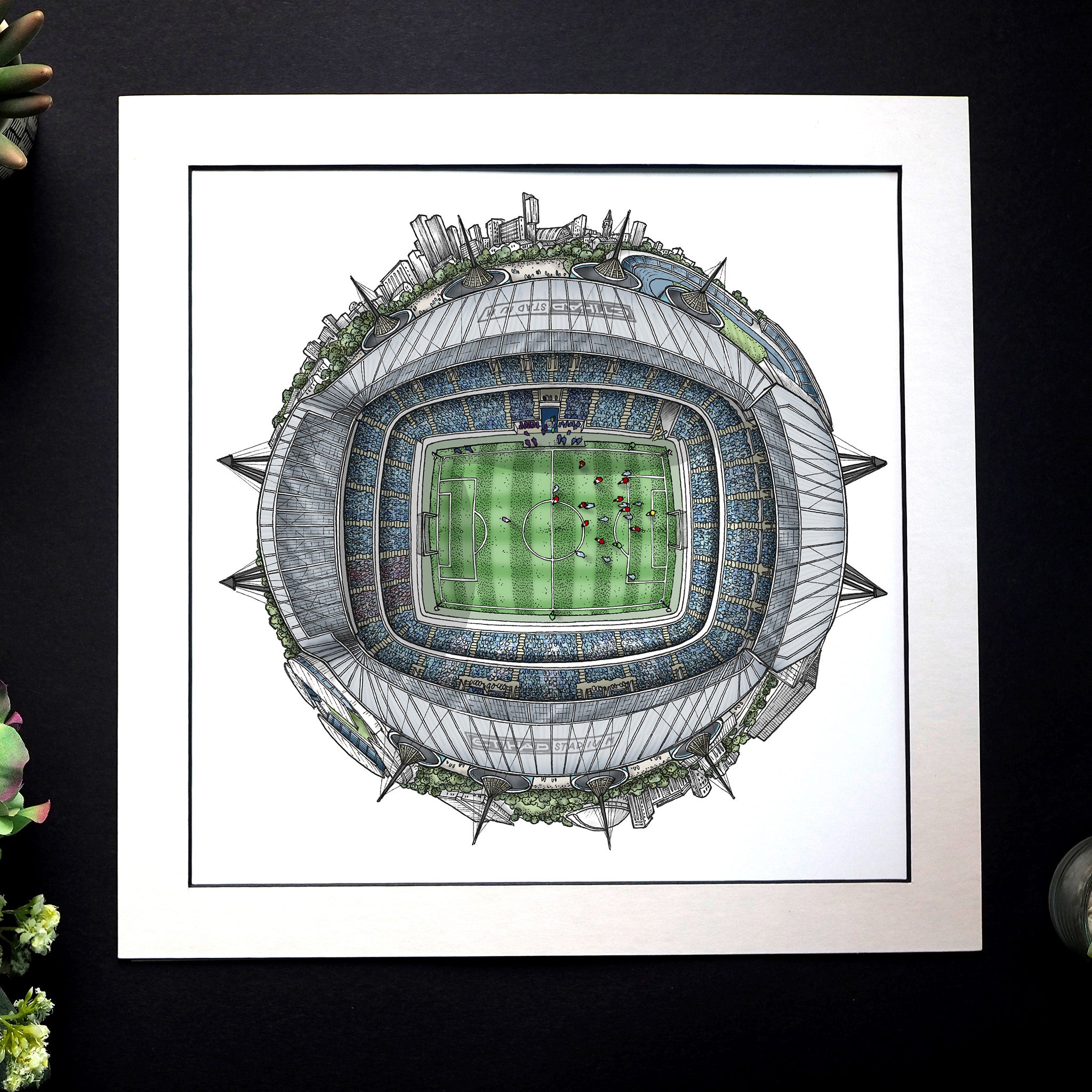 The Etihad Stadium Globe - Manchester City (2026) – StavesArt