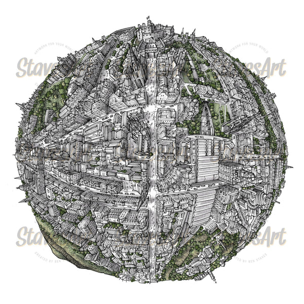The Edinburgh Globe (2023) - StavesArt