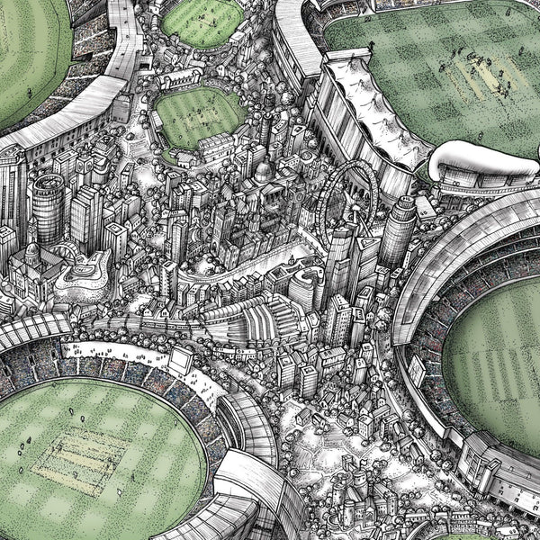 Howzat! The Cricket Grounds of England (2022) - StavesArt