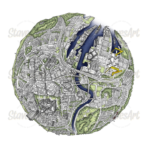The Belfast Globe (2019) - StavesArt