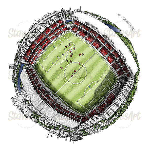 The City Ground Globe - Nottingham Forest (2020) - StavesArt