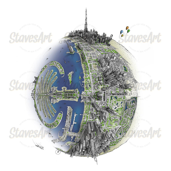 The Dubai Globe (2020) - StavesArt