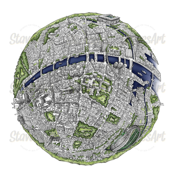 The Dublin Globe (2019) - StavesArt