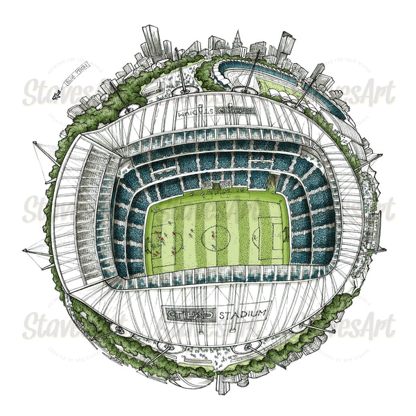 The Etihad Stadium Globe (2019) - StavesArt