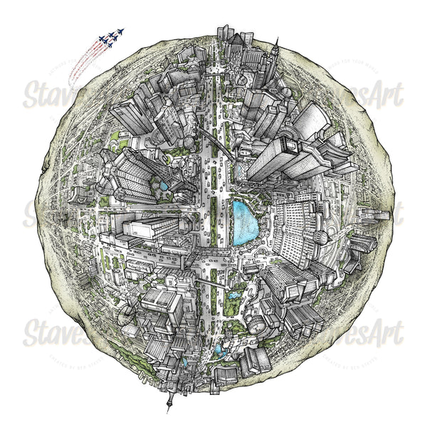 The Las Vegas Globe - Daytime (2020) - StavesArt