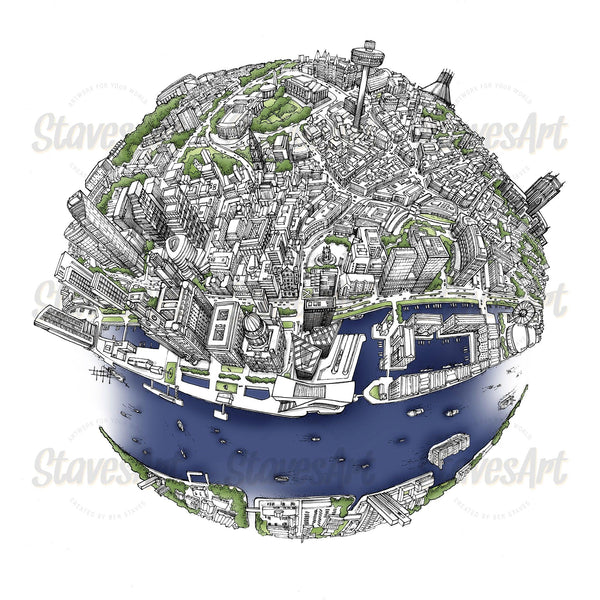 The Liverpool Globe (2018) - StavesArt