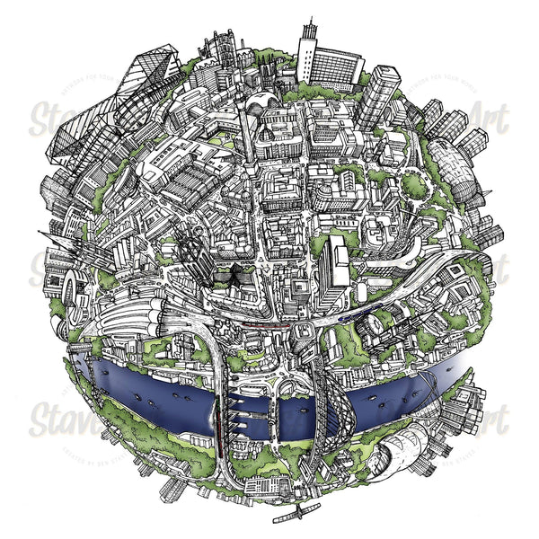 The Newcastle Globe (2019) - StavesArt