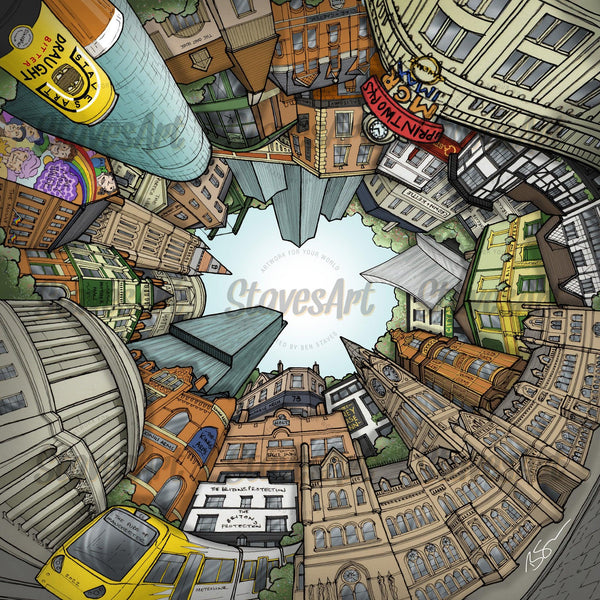 The Pubs of Manchester (2022) - StavesArt