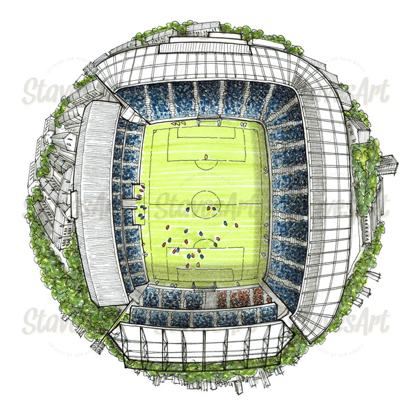 The St Andrews Stadium Globe (2020) - StavesArt