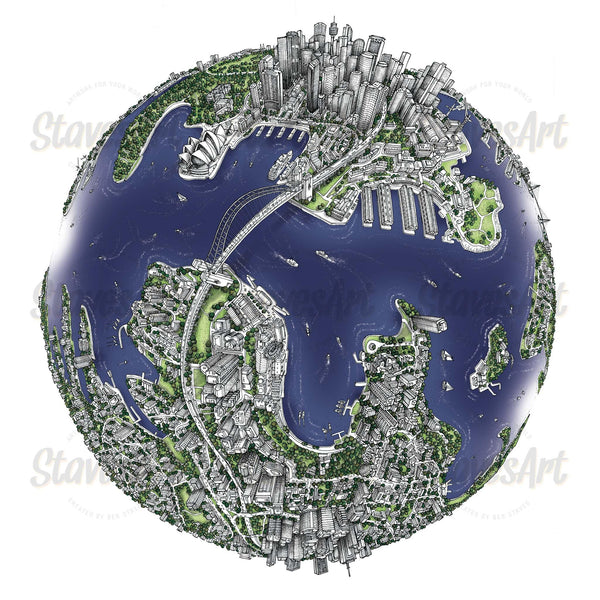 The Sydney Globe (2021) - StavesArt