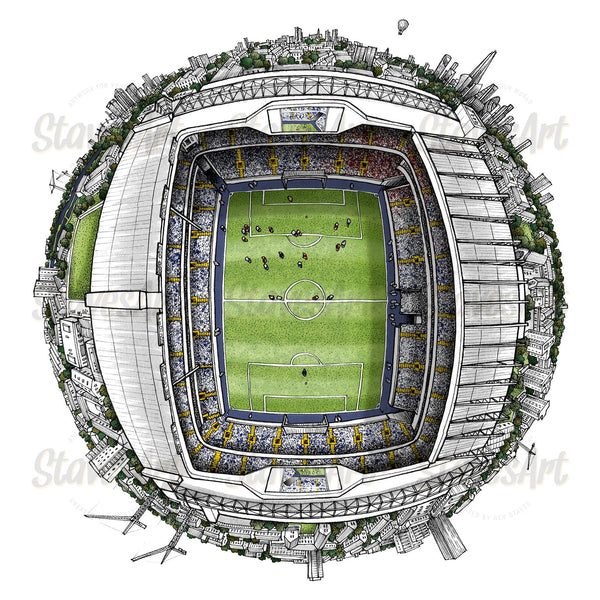 The White Hart Lane Globe (2020) - StavesArt